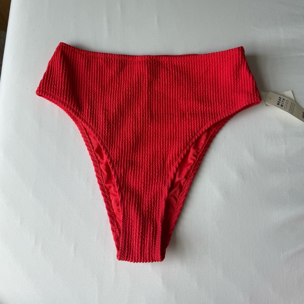 Aerie Vibrant Red Bikini Bottom
